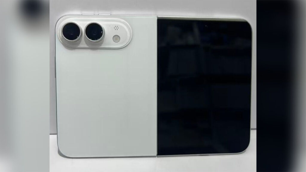 蘋果摺疊iPhone最新模型機流出　超薄鈦金屬＋無邊框螢幕搶先看
